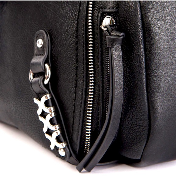 EVVE New York Milano Black Shoulder bag, Messenger Crossbody bag - Picture 1 of 10